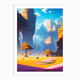 City sky Art Print