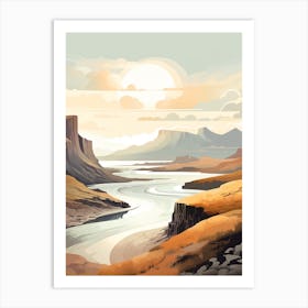 Isle Of Skye Scotland 1 Hiking Trail Landscape Art Print