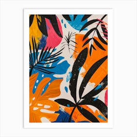 Tropical Leaves 92 Art Print