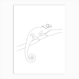 Chameleon Art Print