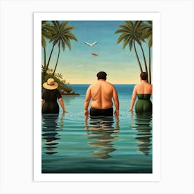 'The Beach' 1 Art Print