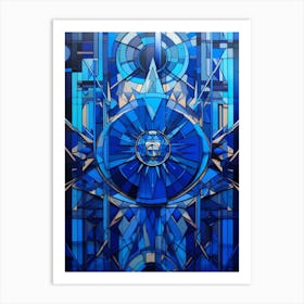 Kinetic Geometric Illustration 1 Art Print