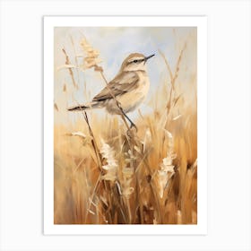 Bird Painting Mockingbird 4 Art Print