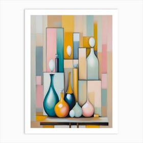 Abstract Vases Art Print