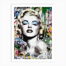 Pop Art Marilyn Monroe 1 Art Print