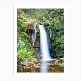 Garrawilla National Park Waterfall, Australia Realistic Photograph (1) Art Print