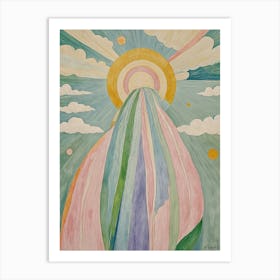 Rainbow Sunrise Art Print