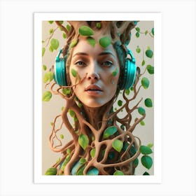 Tree woman 1 Art Print