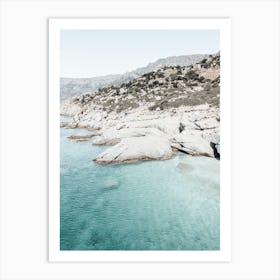 Ikaria, Seychelles Beach Oasis Art Print