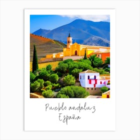 Andalusian Village, Spain 2 Art Print