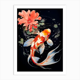 Koi Fish Art Print