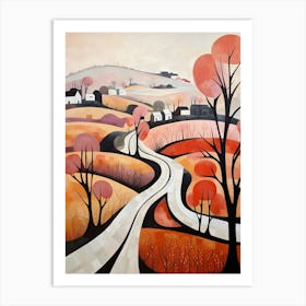 Rural Abstract Minimalist 8 Art Print