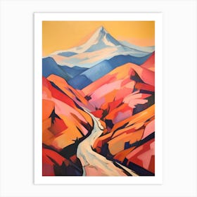 Mount Washington Usa 12 Mountain Painting Art Print