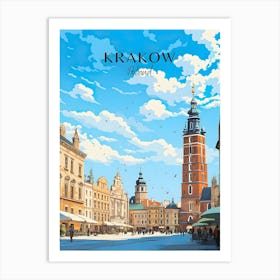 Krakow Travel Poland Art Print