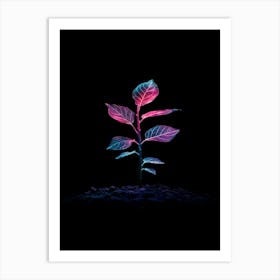 Neon Plant 34 Art Print