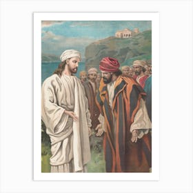 Jesus And His Disciples Art Print