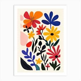 Abstract Floral Painting Art Print