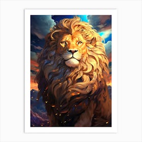 Lion Art Art Print