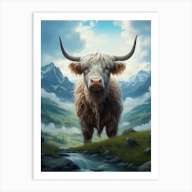 Highland Cow 3 Art Print