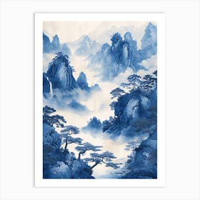 Fantastic Chinese Landscape 14 Art Print