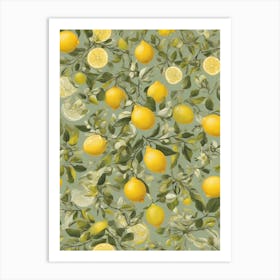 Lemons 1 Art Print