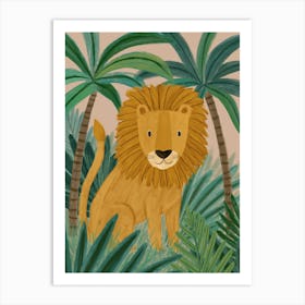 Jungle Lion Art Print