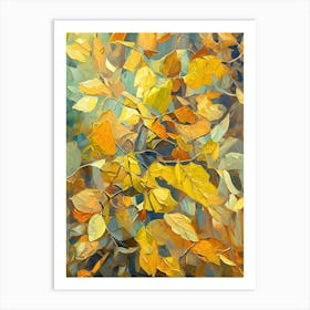 Autumn Leaves Five Art Print