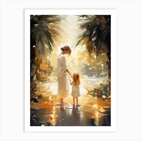 Mother And Daughter Art Print