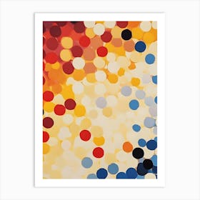 Abstract Dots Art Print