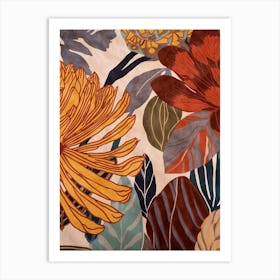 Fall Botanicals Agapanthus 3 Art Print