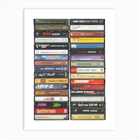 2001 Music - Cassette Print Art Print