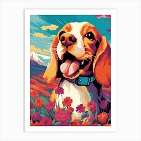 Beagle Painting Art Print