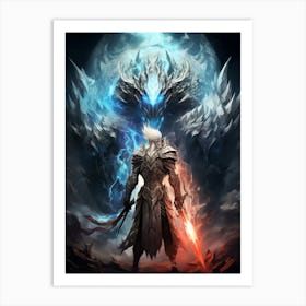 Dark Lord Of The Rings 2 Art Print