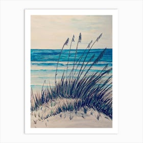 By the sea Art Print