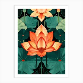 Lotus Flower 42 Art Print