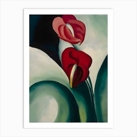 Georgia O'Keeffe - Anthurium Art Print