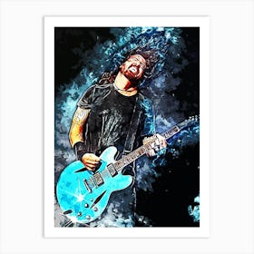 Dave Grohl Foo Fighters 20 Art Print