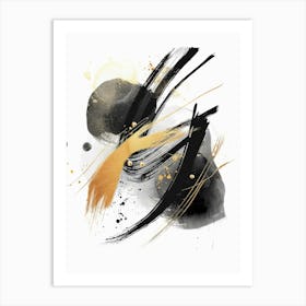 Abstract Brushstrokes Canvas Print 11 Art Print