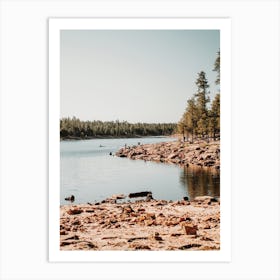 Northern Arizona Lake Art Print