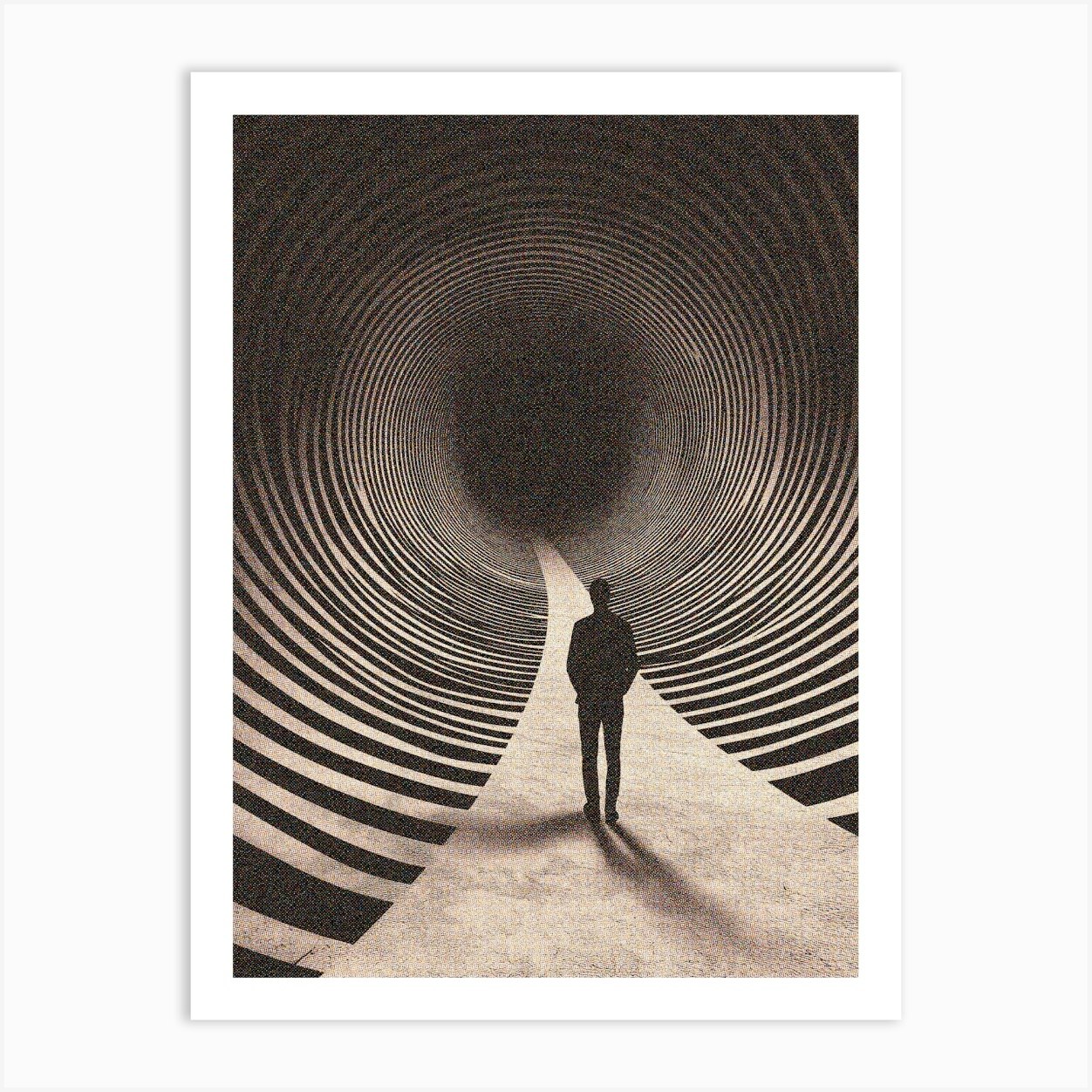Op Art Portal Art Print by Taudalpoi