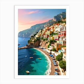 Positano, Italy Art Print