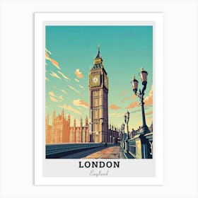 London Big Ben Travel Art Print