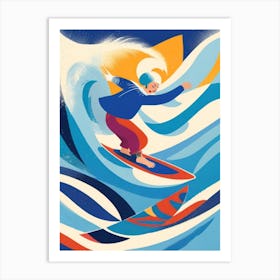 Surfer Art Print