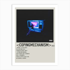 Coping Mechanism Album Cover Poster Decorative Painting Canvas 1 Art Print