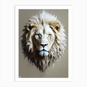 Lion Head 51 Art Print