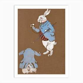 White Rabbit (1915), Alice in Wonderland Art Print