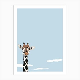 Giraffe Canvas Print 8 Art Print