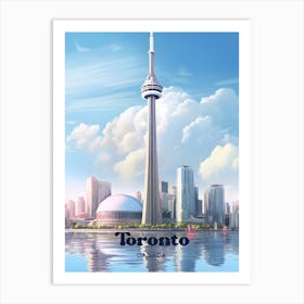 Toronto Canada Urban City Travel Art Art Print