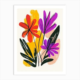 Abstract Floral Painting 12 Art Print