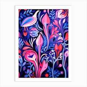 Natural Pattern Abstract 11 Art Print